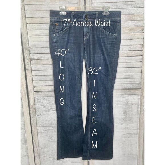 HUDSON Bootcut Dark Wash Jeans Size 29 - Picture 3 of 9
